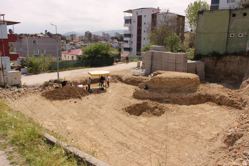 Samsun'da inşaat kazı alanında ikinci 'mezar odası' ortaya çıktı: '3'üncü yüzyılın ilk yarısında kullanılmış' - Resim: 6